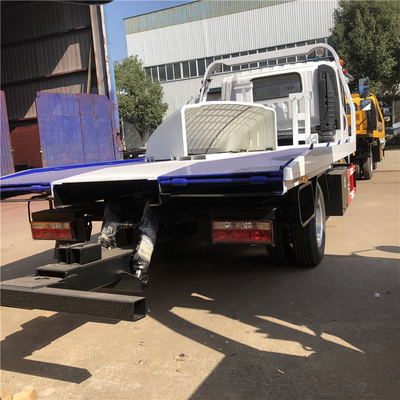 Custom 5 Tons Hyundai Flatbed Rollback Tow Truck With 5.6m Bed Length