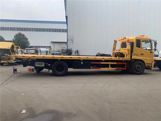 Dongfeng 8 Tons Tilt Tray Flat Bed Tow Trucks Customizable High Durability