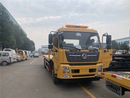 Dongfeng 8 Tons Tilt Tray Flat Bed Tow Trucks Customizable High Durability