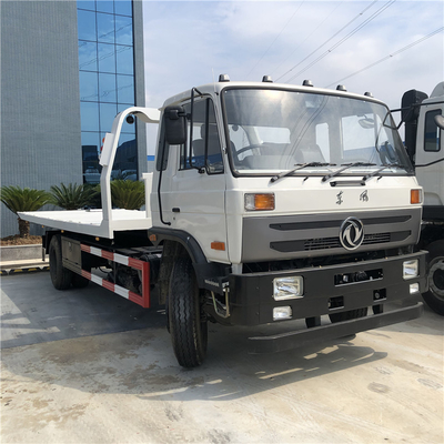 4x2 Euro 3 Dongfeng 8m Slide Bed Tow Truck 8000kg Both Sides Manual Operation