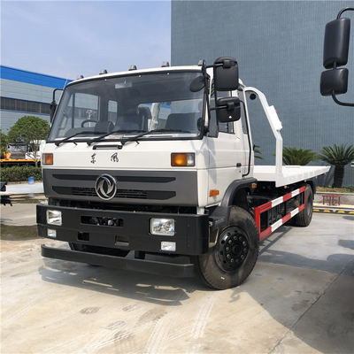 4x2 Euro 3 Dongfeng 8m Slide Bed Tow Truck 8000kg Both Sides Manual Operation