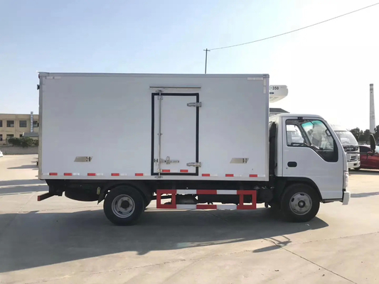 Japanese 115hp ISUZU Refrigerator Truck 100P 4X2 Refrigerator Van Truck 3 Tons