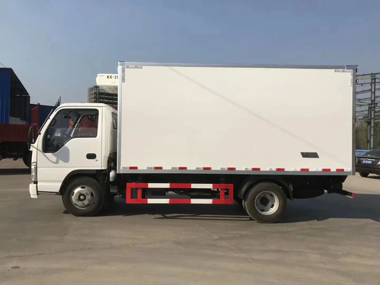 Japanese 115hp ISUZU Refrigerator Truck 100P 4X2 Refrigerator Van Truck 3 Tons
