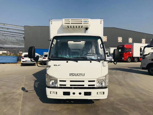 Japanese 115hp ISUZU Refrigerator Truck 100P 4X2 Refrigerator Van Truck 3 Tons