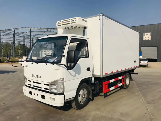 Japanese 115hp ISUZU Refrigerator Truck 100P 4X2 Refrigerator Van Truck 3 Tons