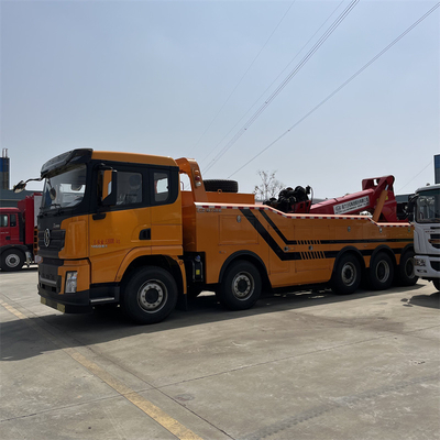 10x6 Shacman Heavy Duty Wrecker Tow Truck 40 Tons 50 Tons Subframe Equipped