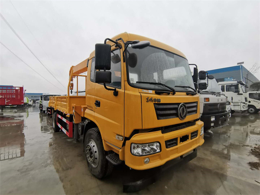 Dongfeng 190hp Engine Truck Mounted Crane 8 Ton Crane Truck For Transportation