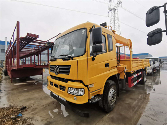 Dongfeng 190hp Engine Truck Mounted Crane 8 Ton Crane Truck For Transportation