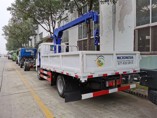 Diesel Powered Commercial 2 Ton Truck Mounted Crane  With Hydraulic Boom