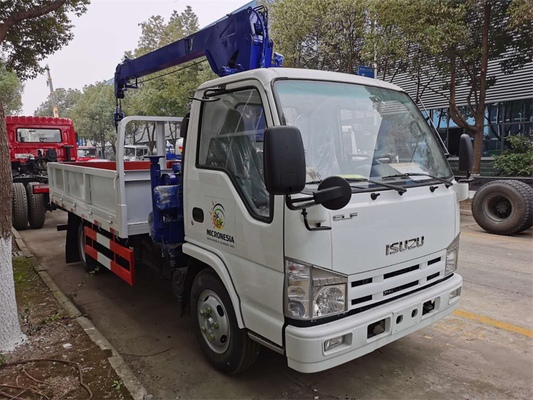 Diesel Powered Commercial 2 Ton Truck Mounted Crane  With Hydraulic Boom