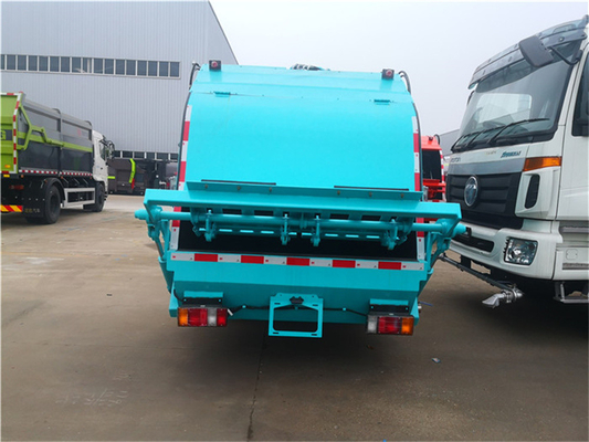 4x2 Japanese ISUZU 600P Garbage Compactor Truck With 5 Cbm Volume