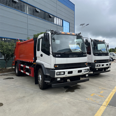 4X2 ISUZU EURO 6 FVR 18000 LITERS GARBAGE COMPACTOR TRUCK Rear Loader garbage truck