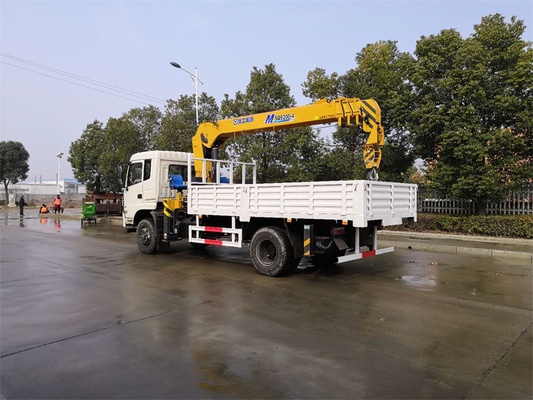 8 Ton Dongfeng Truck 4WD Offroad Mounted Crane For Municipal Construction And Poor Road Conditions