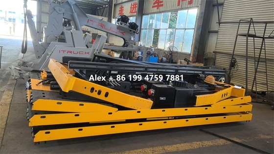 9000 LBS CARRIER DECK FOLDING CARBON STEEL WRECKER BODY FLATBED without Wheel Lift
