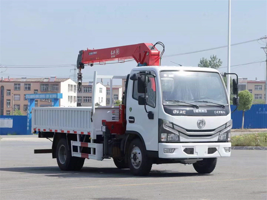 3.2 Ton Dongfeng Truck 4x2 Right Hand Driving Mounted Crane for Municipal Construction and Poor Road Conditions