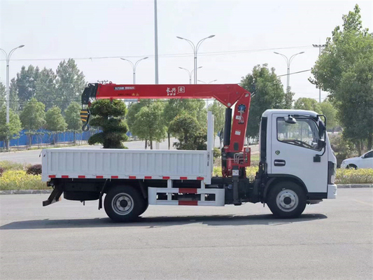 3.2 Ton Dongfeng Truck 4x2 Right Hand Driving Mounted Crane for Municipal Construction and Poor Road Conditions