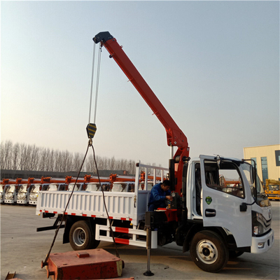3.2 Ton Dongfeng Truck 4x2 Right Hand Driving Mounted Crane for Municipal Construction and Poor Road Conditions