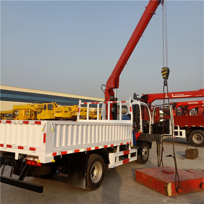 3.2 Ton Dongfeng Truck 4x2 Right Hand Driving Mounted Crane for Municipal Construction and Poor Road Conditions