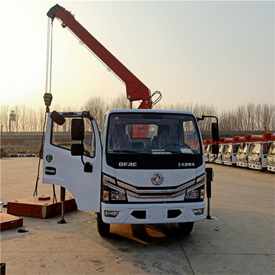 3.2 Ton Dongfeng Truck 4x2 Right Hand Driving Mounted Crane for Municipal Construction and Poor Road Conditions