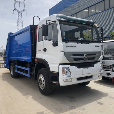4X2 SINOTRUCK EURO 6 DIESEL 16CBM 18CBM REAR LOADER GARBAGE TRUCK COMPACTOR COMPRESSED GARBAGE TRUCK