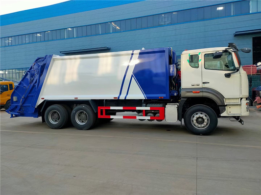 6X4 HOWO 22CBM GARBAGE TRUCK TRASH COMPACTOR 20M3 WASTE COMPACTOR TRUCK