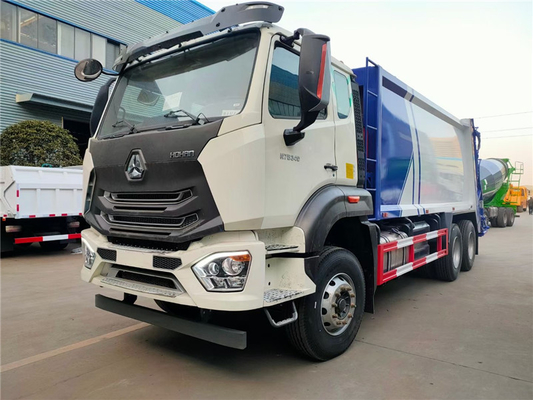 6X4 HOWO 22CBM GARBAGE TRUCK TRASH COMPACTOR 20M3 WASTE COMPACTOR TRUCK
