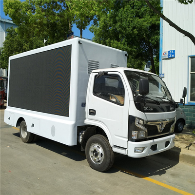 4X2 EURO 6 DONGFENG 3 SIDES LED SCREEN TRUCKS LED ADVERTISING VAN