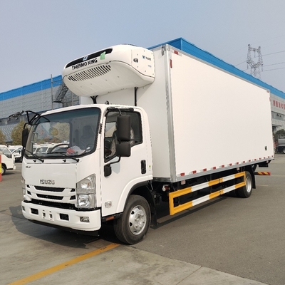 New 190hp ISUZU 700P Refrigerated Box Truck With CARRIER THERMO KING Cooling Unit