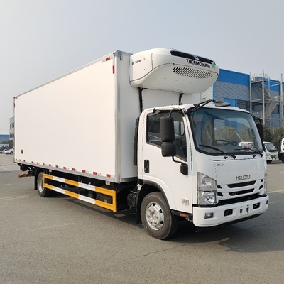 New 190hp ISUZU 700P Refrigerated Box Truck With CARRIER THERMO KING Cooling Unit