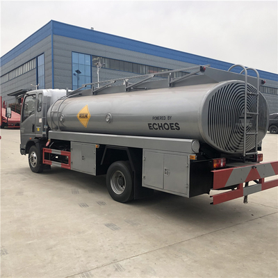 HOWO SINOTRUCK 8000 LITERS CARBON STEEL FUEL TANK TRUCK FUEL TANKER FUEL BOWSER