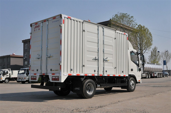 Logistics And Transportation 4x2 JAC Cargo Van Box Truck With 2 Ton 3 Tons Loading Capacity