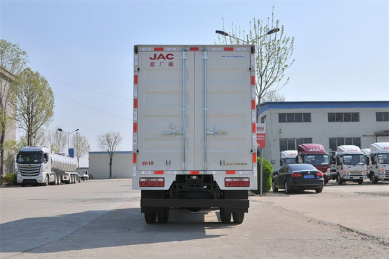 Logistics And Transportation 4x2 JAC Cargo Van Box Truck With 2 Ton 3 Tons Loading Capacity