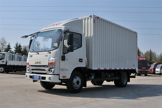 Logistics And Transportation 4x2 JAC Cargo Van Box Truck With 2 Ton 3 Tons Loading Capacity