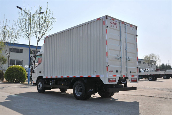 Logistics And Transportation 4x2 JAC Cargo Van Box Truck With 2 Ton 3 Tons Loading Capacity