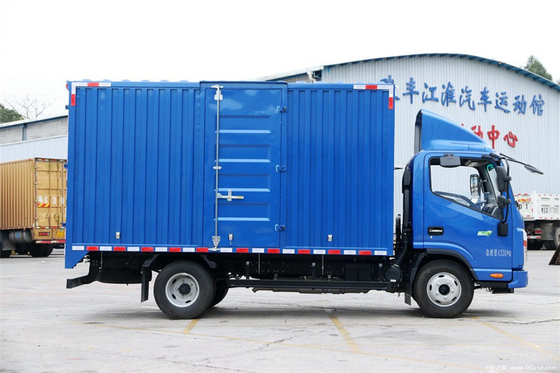 Logistics And Transportation 4x2 JAC Cargo Van Box Truck With 2 Ton 3 Tons Loading Capacity