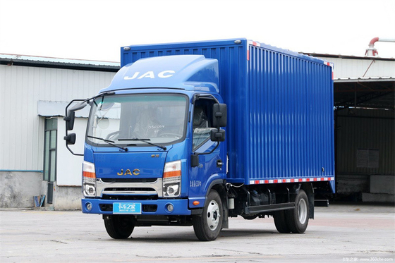 Logistics And Transportation 4x2 JAC Cargo Van Box Truck With 2 Ton 3 Tons Loading Capacity
