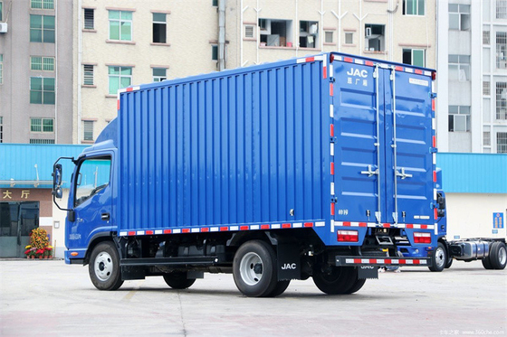 Logistics And Transportation 4x2 JAC Cargo Van Box Truck With 2 Ton 3 Tons Loading Capacity