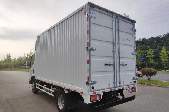 GVW 3500kg Japanese Isuzu KV100 115hp Light Cargo Box Van Truck With 2 Tons 3 Ton Loading Lorry Truck