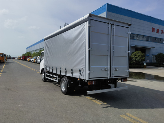 GVW 3500kg Japanese Isuzu Tarpaulin Truck KV100 115hp Light Cargo Box Van Truck With 2 Tons 3 Ton Loading Lorry Truck