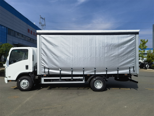 GVW 3500kg Japanese Isuzu Tarpaulin Truck KV100 115hp Light Cargo Box Van Truck With 2 Tons 3 Ton Loading Lorry Truck