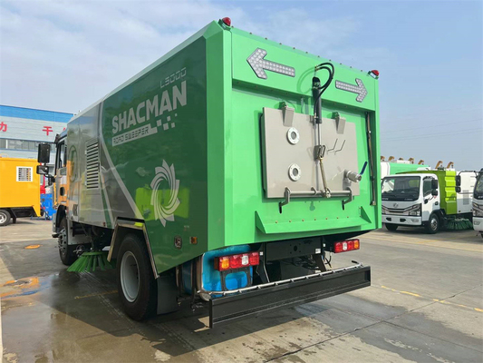 Shacman 4x2 16 Cubic Road Sweeper Advanced Sweeper Truck With High-Pressure Water Spray And Suction Nozzle For High Traffic Areas