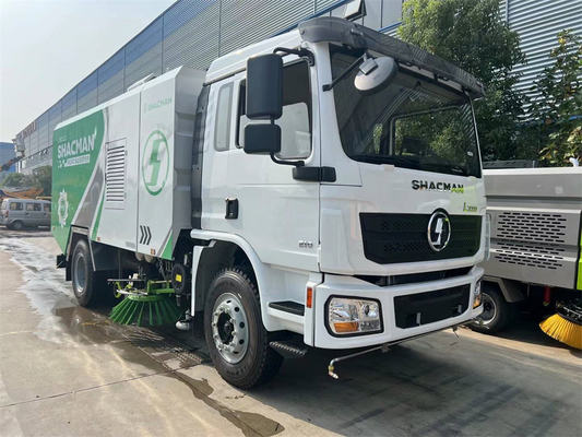 Shacman 4x2 16 Cubic Road Sweeper Advanced Sweeper Truck With High-Pressure Water Spray And Suction Nozzle For High Traffic Areas
