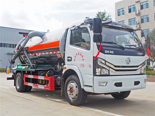 4x2 Chinese Dongfeng 6000 Liters Sewage Suction Truck