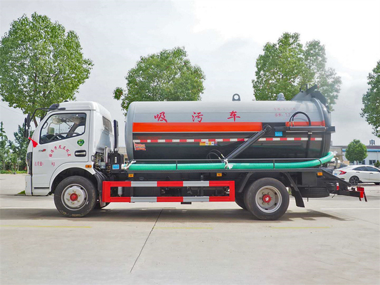 4x2 Chinese Dongfeng 6000 Liters Sewage Suction Truck