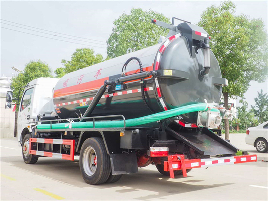 4x2 Chinese Dongfeng 6000 Liters Sewage Suction Truck
