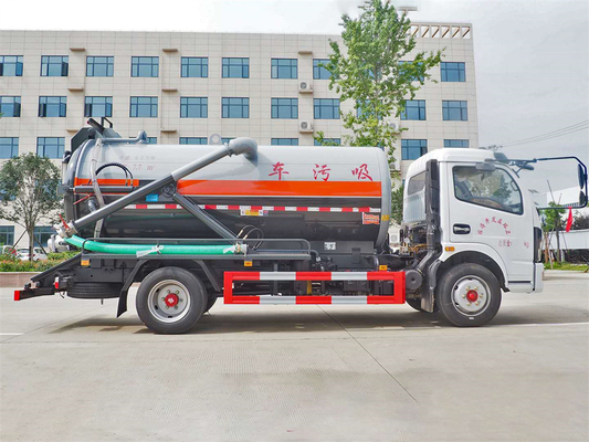 4x2 Chinese Dongfeng 6000 Liters Sewage Suction Truck