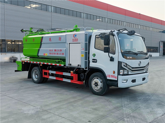 4x2 Chinese Dongfeng 10000 liters Vacuum Sewage Clean and Suction Truck With Water Tank and Sewage Tank