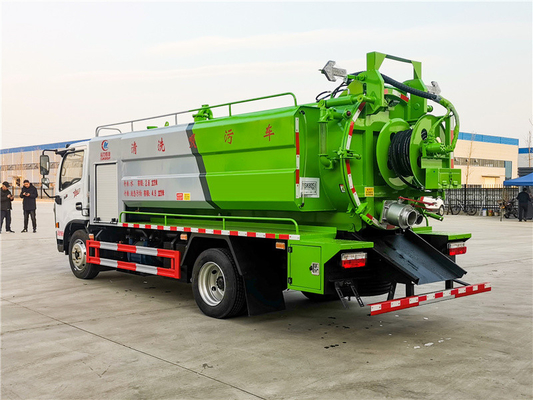 4x2 Chinese Dongfeng 10000 liters Vacuum Sewage Clean and Suction Truck With Water Tank and Sewage Tank