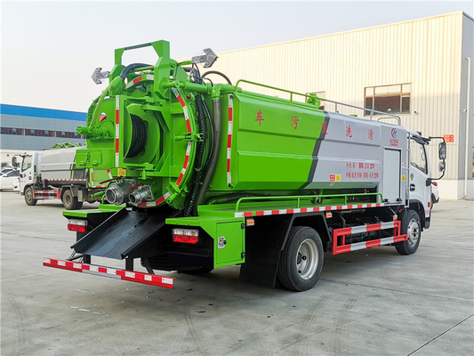 4x2 Chinese Dongfeng 10000 liters Vacuum Sewage Clean and Suction Truck With Water Tank and Sewage Tank