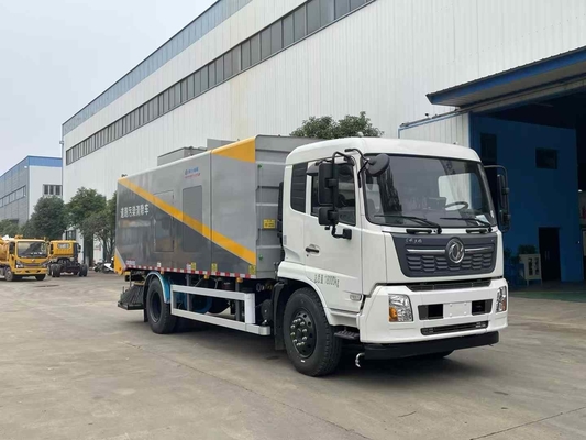 Sweeper Truck With Advanced High-Pressure Water Flushing And Suction Functions For Versatile Cleaning And Maintenance